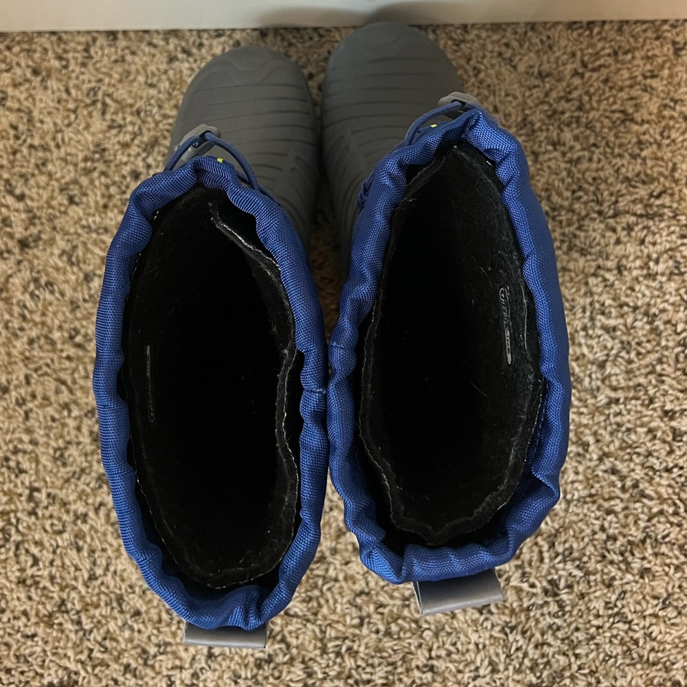 Merrell Kids Blue and Gray Waterproof Snow Boots - Picture 5 of 8